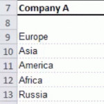 excel table design reports