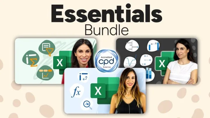Excel Essentials Bundle Xelplus Leila Gharani