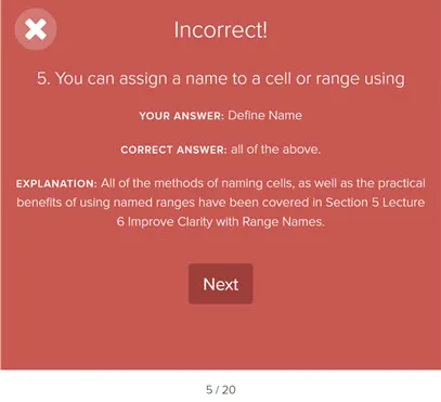 Assessment tests for XelPlus Excel Essentials Training Course