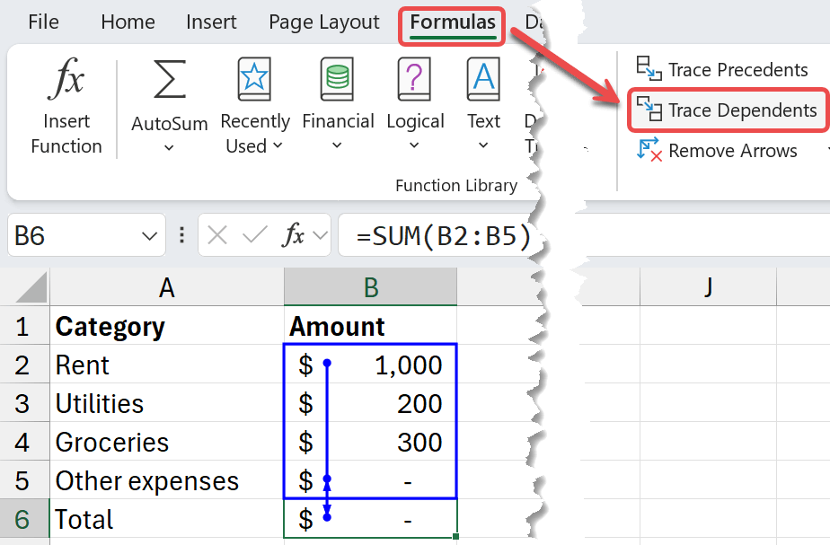 Use Trace Precedents & Dependents to find circular references