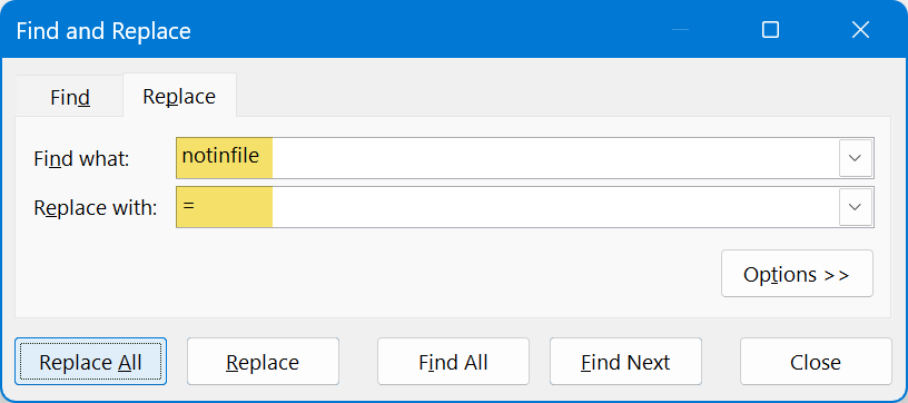use find & replace to copy paste exact formula in excel without changing cell reference