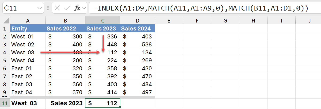 index match excel