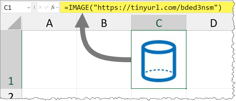 Using a URL to return an image using the IMAGE function