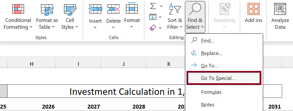 Lock Cells with Formulas