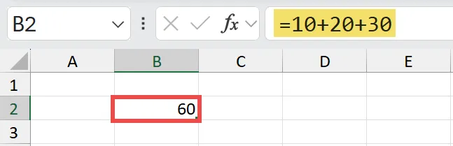 How to Add Numbers in Excel