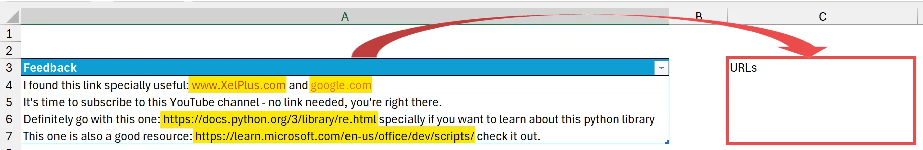 Use Regex with Python in Excel